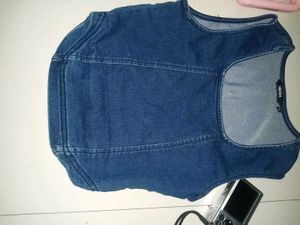 Cute Denim Corset Top