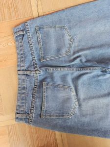 Light Wash Straight Jeans