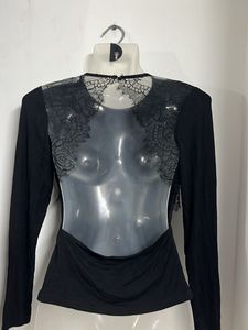 Black Long Sleeve Top