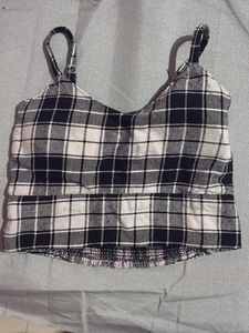 Plaid Crop Top