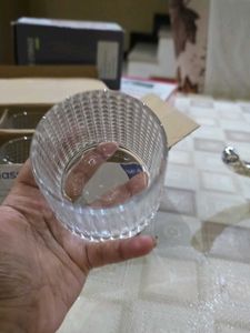 Textured Whiskey Glass
