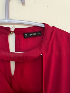 Shein Red Top