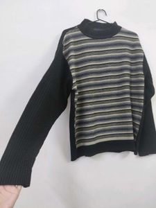 Striped Knit Sweater