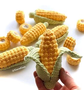 handmade crochet vegetables