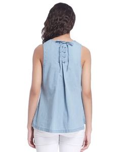 Denim Sleeveless Top