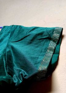 Green Pure Silk Blouse