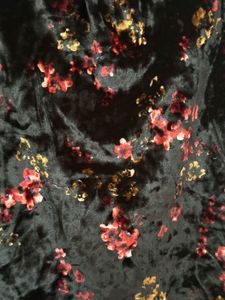 Floral Velvet Mini Dress