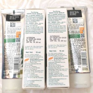 Garnier &amp; Himalaya Face Care Set combo of 4