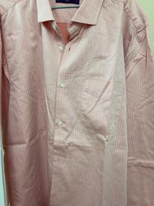 Pink Patterned Shirt peter england