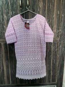 New Chikankari Kurti