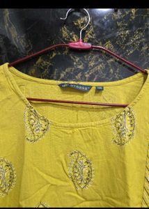 Printed Button Kurta
