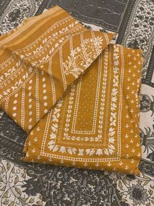 Mustard Dress Material