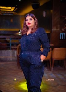 Black Textured Jumpsuit