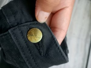 Mid Slim Fit Jeans In Charcoal Black