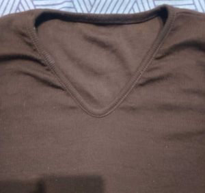 Pretty brown Crop Top