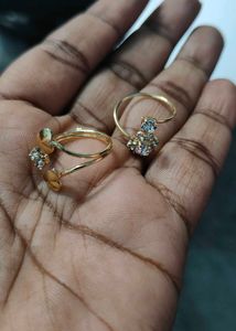 Combo Of 4 Gold Plated Ring