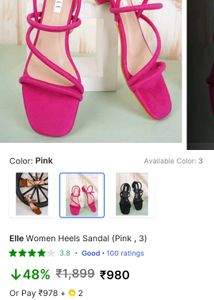 Elle Pink Heels