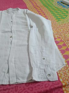 DNMX White Casual Shirt