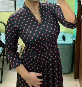 Polka Dot Midi Dress