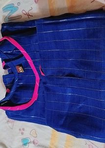 Girs Kurti Blue Colour