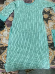 CHICKENKARI KURTA SET ✅