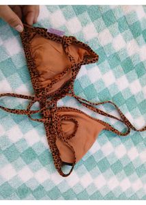 Leopard Print Bikini Set