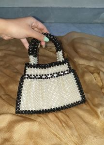 Pearl Beaded Fancy Handbag