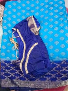 Sky Blue Saree