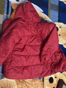 Red Padded Winter Jacket