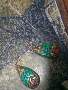 Teardrop Mosaic Earrings