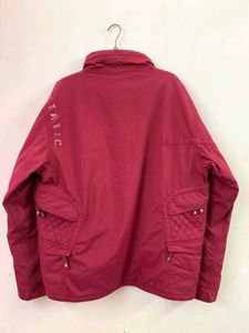 HEAVY DUTY static battle burgundy Quilted Jacket