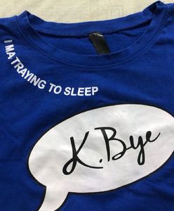 BLUE T-SHIRT TOP
