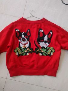 Gucci Red Logo Sweatshirt