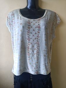 Velvet Floral Top