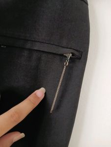 Black High Rise Women&#39;s Trousers