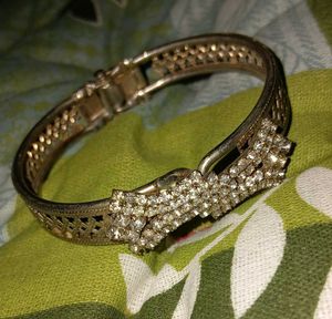 Rhinestone Bangle Bracelet