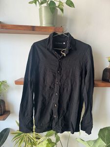 Mens Organic Cotton Black Shirt