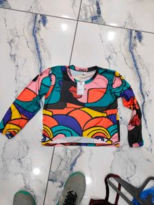 Abstract Art Long Sleeve Top