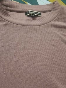 Mauve Roadster Sleeveless Crop Top
