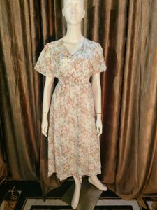 Floral Print Midi Dress