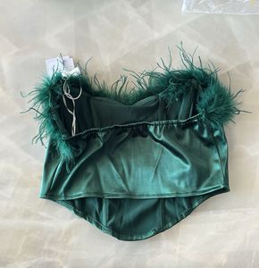 Feather Tube Top