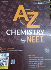 A To Z Chemistry For NEET .Recommend Book For 11th &12th Class Students And CATALYST  PACKAGE OF PHY AND CHEM