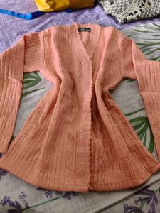 Peach Cardigan