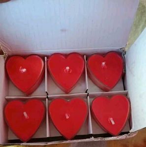 Heart Shaped Tea Light Candles