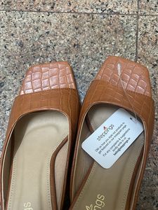 SALE! New Tan Block Heels