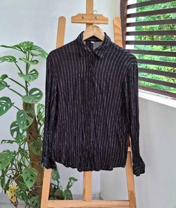 Striped Button-Down Shirt