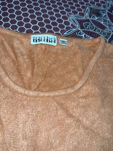 Rust Woolen Top