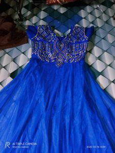 Anarkali Kurta With Pant And Shawl