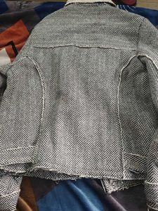 Herringbone Sherpa Collar Jacket