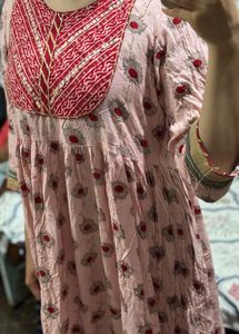 Floral Print Kurta